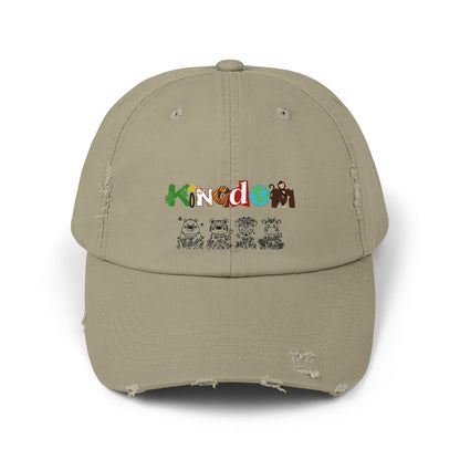 Graphic animal-themed Unisex Distressed Cap