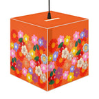 Floral Cube Lamp — Colorful Daisy Light Cube for Bedroom & Nursery Printify