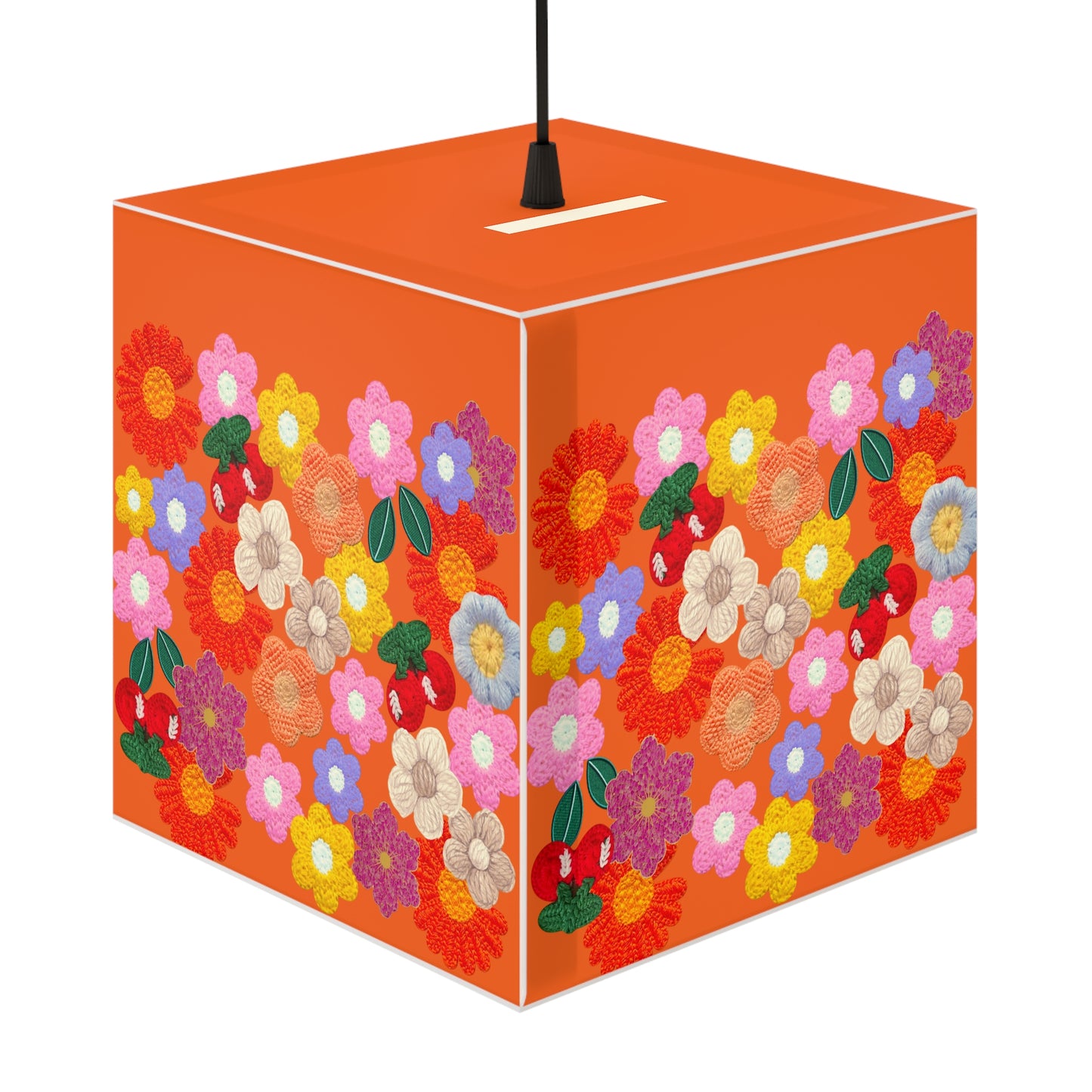 Floral Cube Lamp — Colorful Daisy Light Cube for Bedroom & Nursery