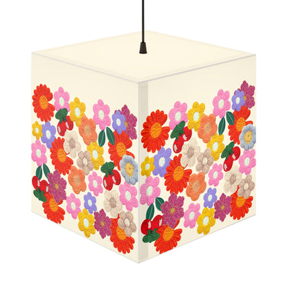 Floral Cube Lamp — Colorful Daisy Light Cube for Bedroom & Nursery