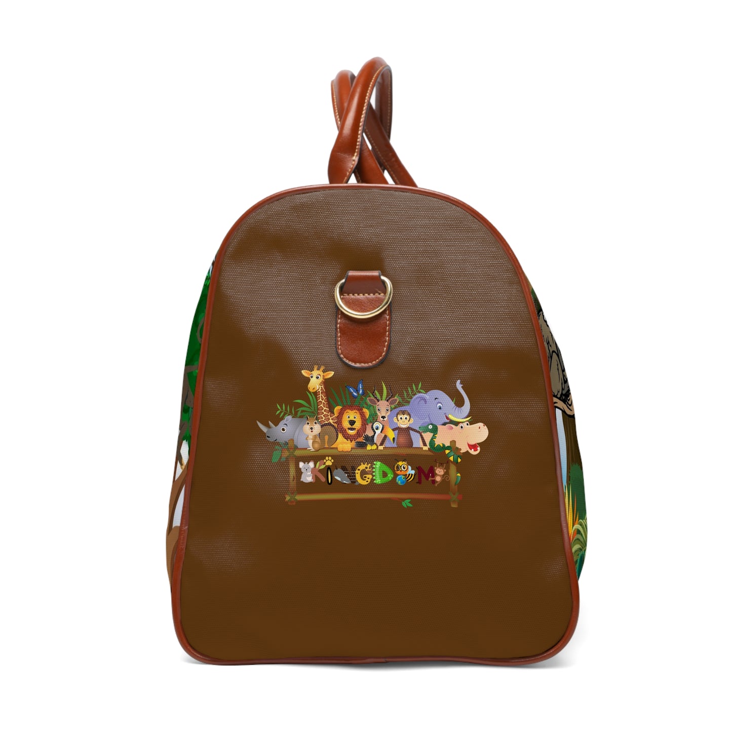 Vibrant Jungle Waterproof Travel Bag - Eco-Friendly Adventure Tote