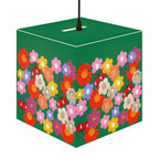 Floral Cube Lamp — Colorful Daisy Light Cube for Bedroom & Nursery Printify