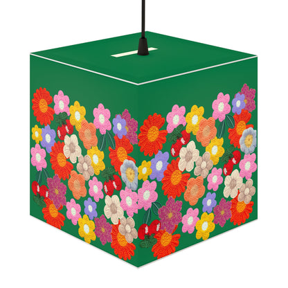 Floral Cube Lamp — Colorful Daisy Light Cube for Bedroom & Nursery