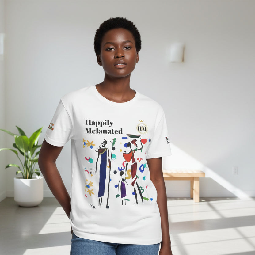Ethnic Family Doodle Unisex Tee, Handcrafted Tshirt, Unique Family Shirt, Cultural Graphic Teee Printify