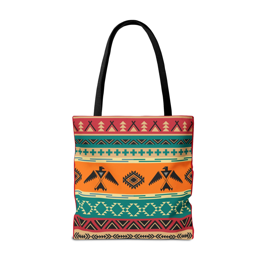 Southwestern Pattern Tote Bag - Native-Inspired Aztec Eagle Print Printify