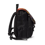 Afro Singer, Ethnic Music-Inspired Unisex Shoulder Backpack - Stylish & Functional Printify