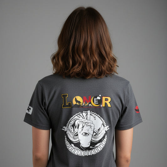 Loner Theme Unisex Tee, Unique Hand with Eye Graphic, Moray Eels Shirt, Eye-Catching T-Shirt, Graphic Tee for Introverts, Gift for Nature