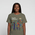 Ethnic Family Doodle Unisex Tee, Handcrafted Tshirt, Unique Family Shirt Printify