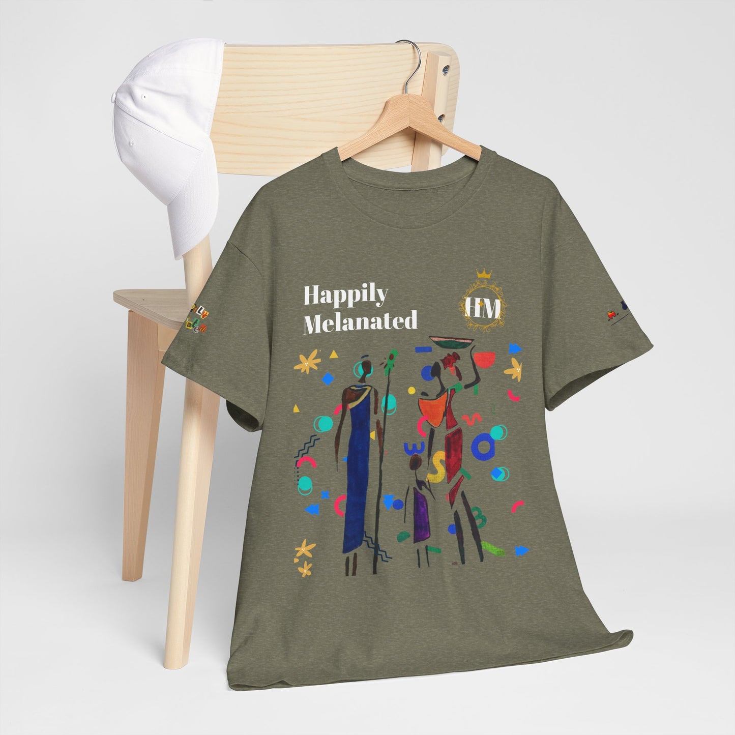 Ethnic Family Doodle Unisex Tee, Handcrafted Tshirt, Unique Family Shirt