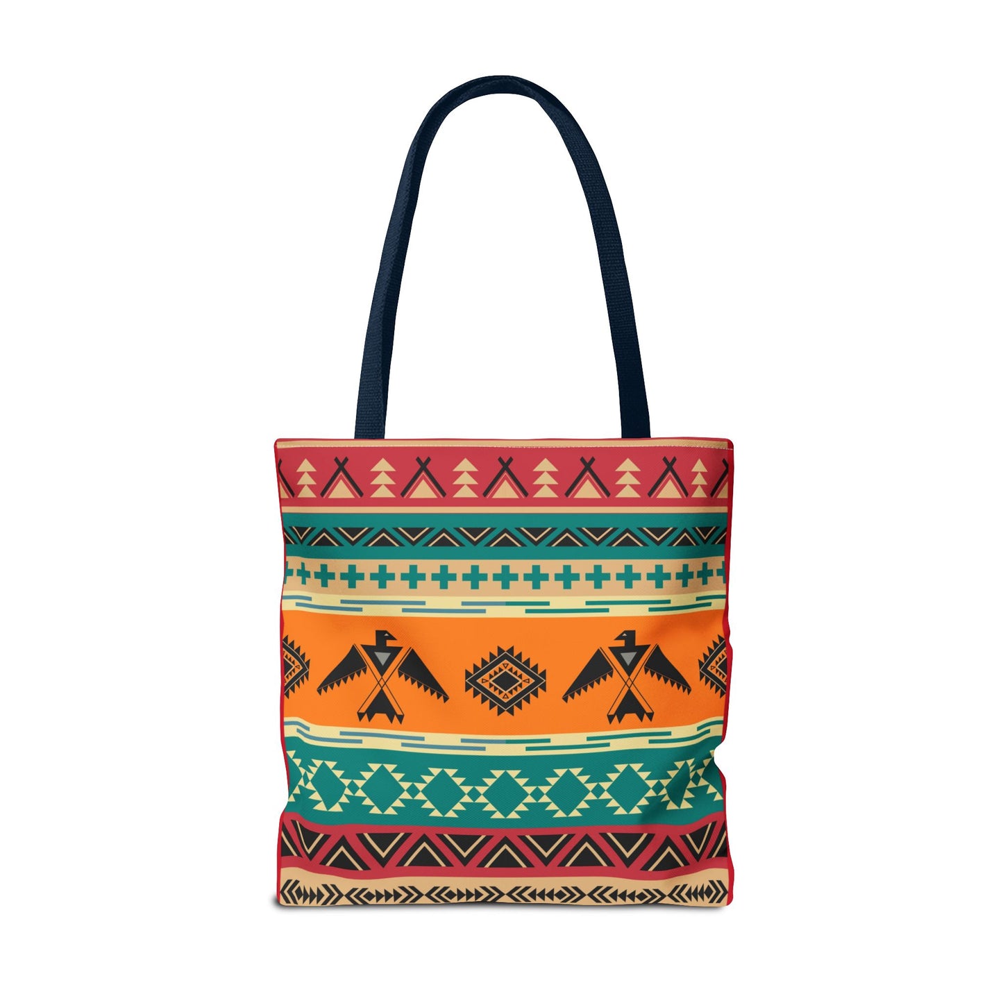 Southwestern Pattern Tote Bag - Native-Inspired Aztec Eagle Print