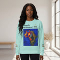Afro Art Unisex Lightweight Crewneck Sweatshirt Printify
