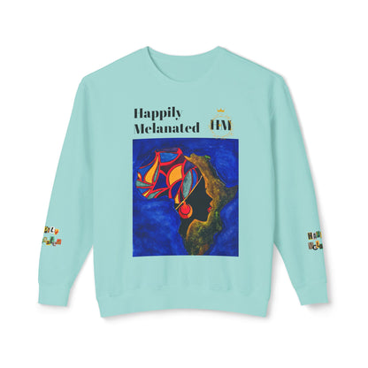 Afro Art Unisex Lightweight Crewneck Sweatshirt