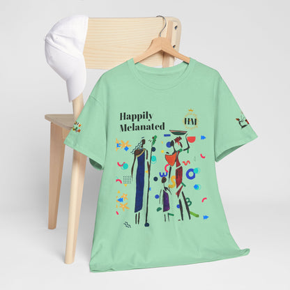 Ethnic Family Doodle Unisex Tee, Handcrafted Tshirt, Unique Family Shirt, Cultural Graphic Teee