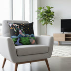 Elephant Dreamscape Cushion - A Cozy Decor for Nature Lovers Printify