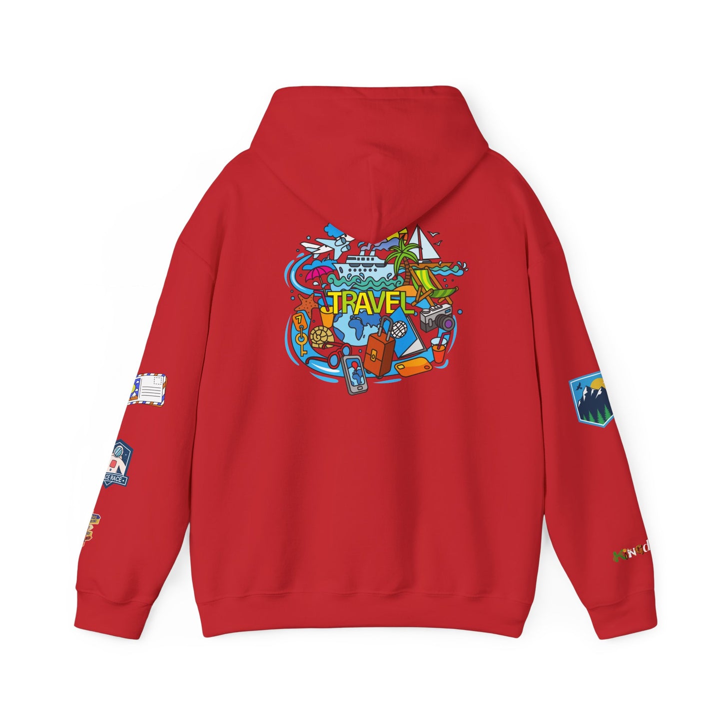 Vacation Mode Graphic Hoodie, Travel Enthusiast Unisex Hoodie,