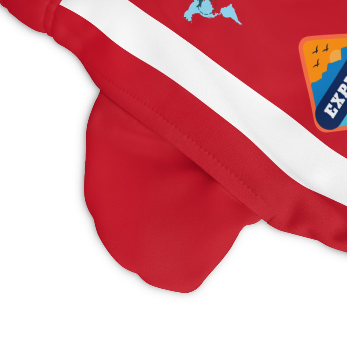 Badged Adventure-Inspired Athletic Shorts, Unisex Casual Gym Wear, Perfect for Summer Activities Printify