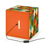 Japanese Fan Pattern Light Cube Lamp – Colorful Retro Geometric Table & Night Light Printify