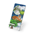 Tiger Moon Phone Stand — Decorative Mobile Display Holder for Smartphones Printify