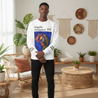 Afro Art Unisex Lightweight Crewneck Sweatshirt Printify