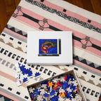 Artistic African Abstract Landscape Puzzle - Unique Design, Multiple Sizes Printify