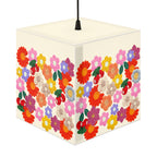 Floral Cube Lamp — Colorful Daisy Light Cube for Bedroom & Nursery Printify