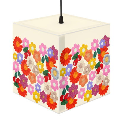 Floral Cube Lamp — Colorful Daisy Light Cube for Bedroom & Nursery