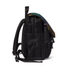 Colorful Earth-Themed Unisex Casual Shoulder Backpack - Perfect for Adventurers Printify