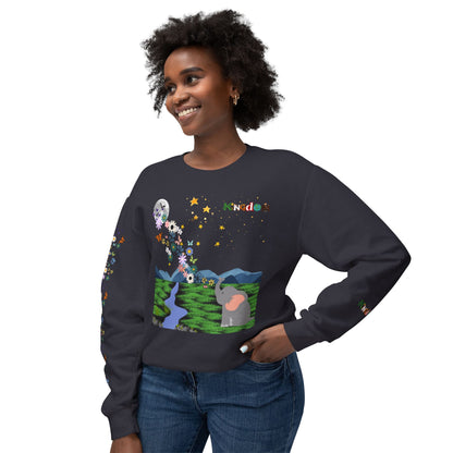 Galaxy Art Unisex Sweatshirt, Handcrafted Space Design