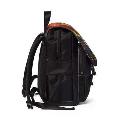 Jazz Singer, Music-Inspired Unisex Shoulder Backpack - Stylish & Functional