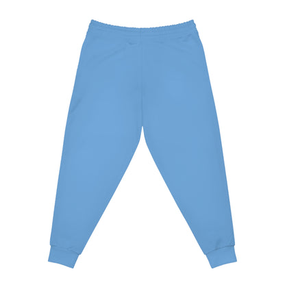 Travel-Themed Graphic Athletic Joggers, Unisex Performance Pants Printify