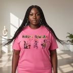 Handcrafted Afro Music Graphic Unisex T-shirt, Music Lover Tee, Ethnic Graphic Shirt Printify