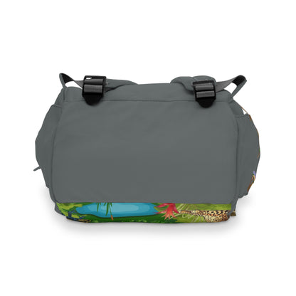 Adventurous Jungle Diaper Backpack for Parents