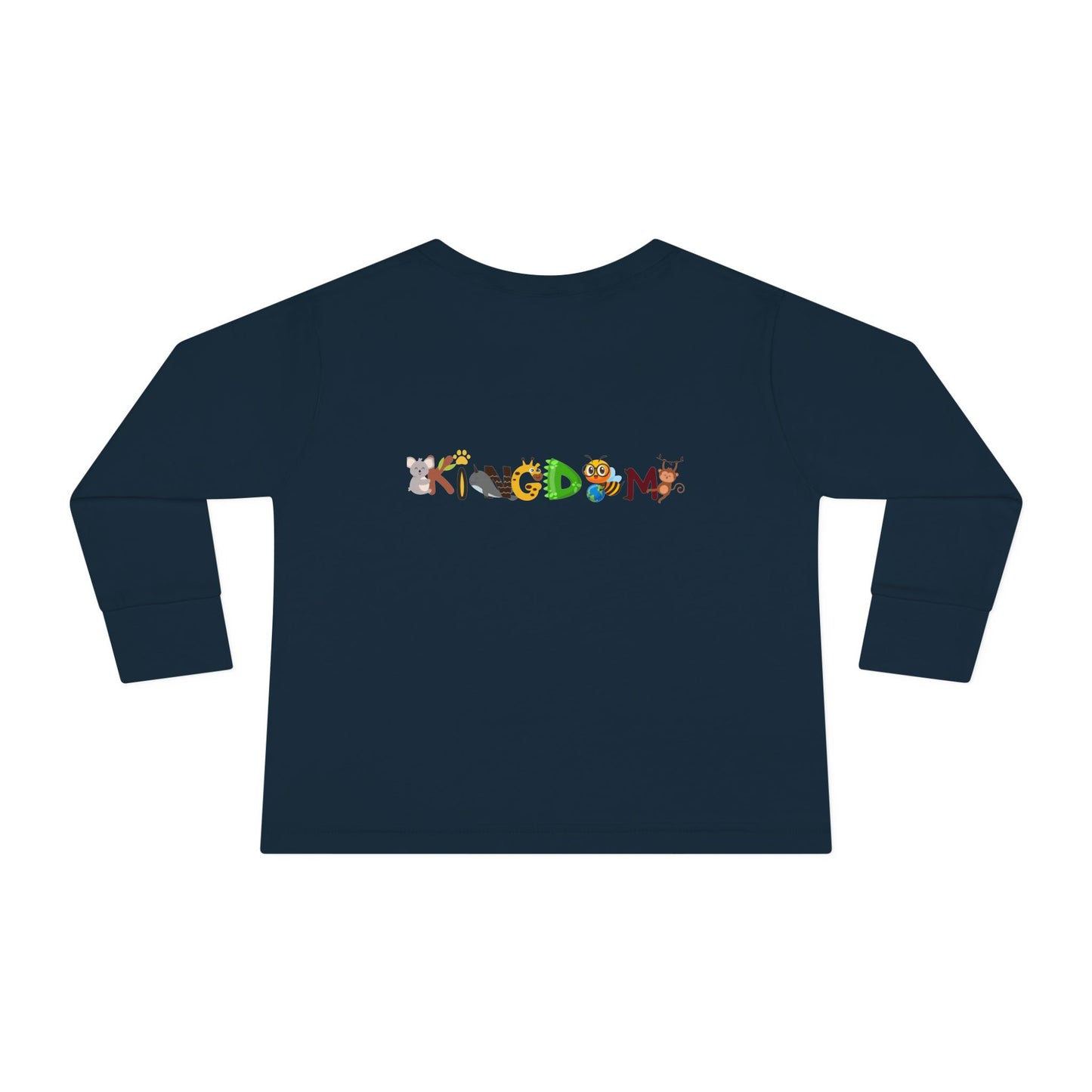 Jungle Animal Toddler Long Sleeve Tee, Kids Safari Shirt, Graphic Wildlife Top for Children