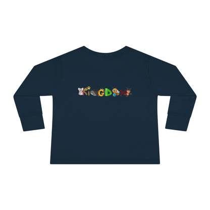 Jungle Animal Toddler Long Sleeve Tee, Kids Safari Shirt, Graphic Wildlife Top for Children
