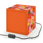 Floral Cube Lamp — Colorful Daisy Light Cube for Bedroom & Nursery Printify