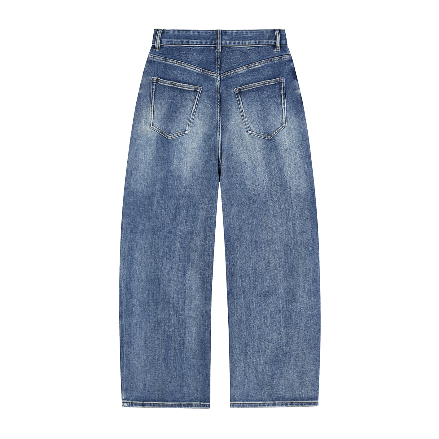 90s Themed Graphic Unisex Sun Fade Heavyweight Denim Jeans