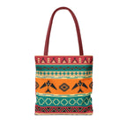 Southwestern Pattern Tote Bag - Native-Inspired Aztec Eagle Print Printify