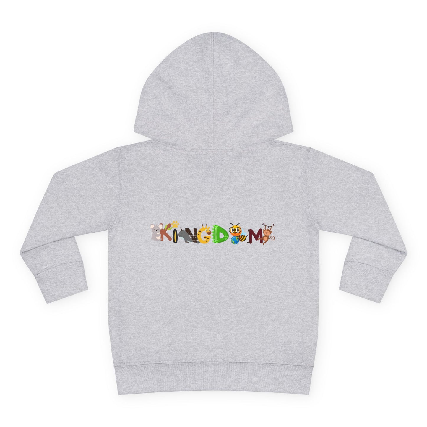 Graphic Panda Elephants Toddler Hoodie, Wildlife Theme, Kids Fleece Pullover