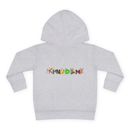 Graphic Panda Elephants Toddler Hoodie, Wildlife Theme, Kids Fleece Pullover
