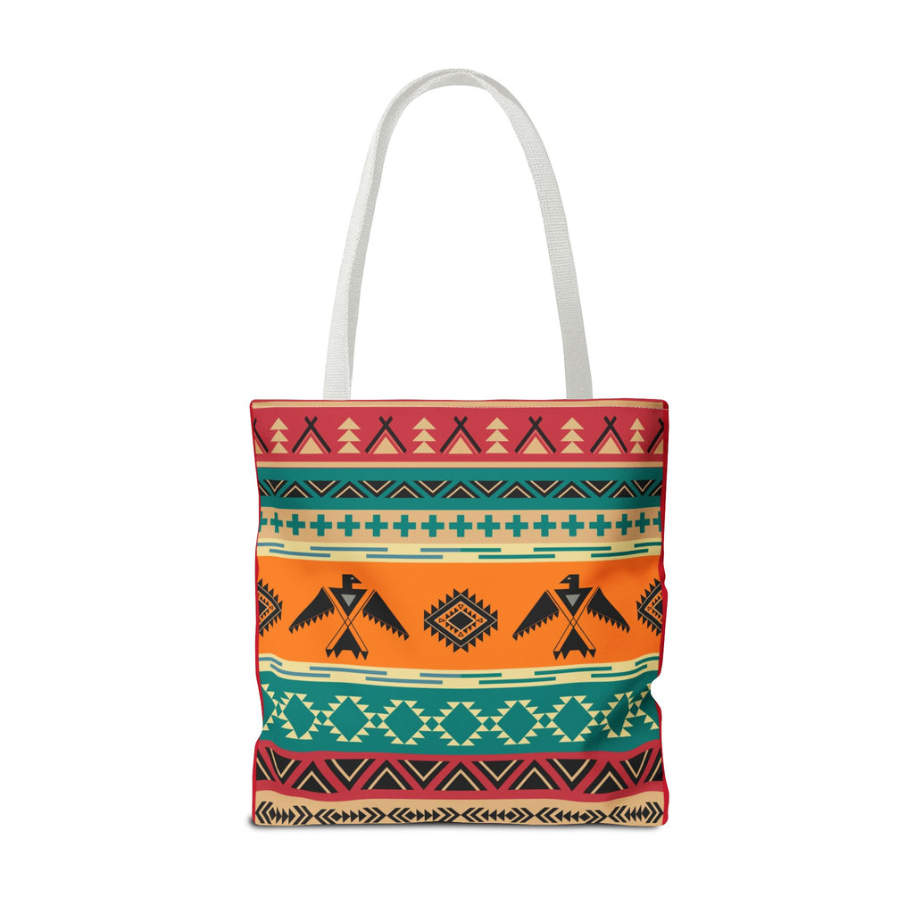 Southwestern Pattern Tote Bag - Native-Inspired Aztec Eagle Print Printify