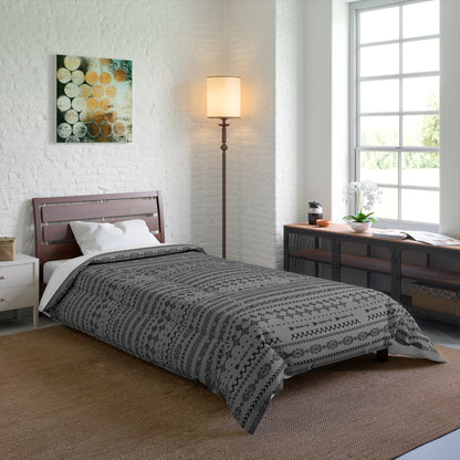 Bohemian Geometric Comforter, Cozy Blanket for Home Decor, Boho Style Bedding