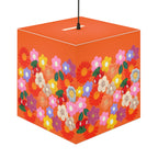 Floral Cube Lamp — Colorful Daisy Light Cube for Bedroom & Nursery Printify