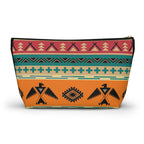 Southwestern Thunderbird Accessory Pouch — Tribal Pattern Makeup Bag Printify