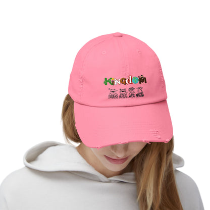 Graphic animal-themed Unisex Distressed Cap