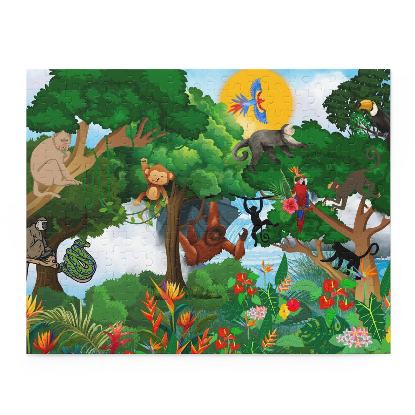Nature-Themed Puzzle (120/252/500-Piece) – Fun for All Ages!
