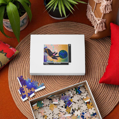 Earth Hand Illustration Puzzle - 110 to 1014 Pieces, Vibrant World Artwork