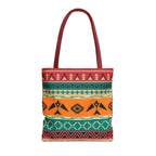 Southwestern Pattern Tote Bag - Native-Inspired Aztec Eagle Print Printify