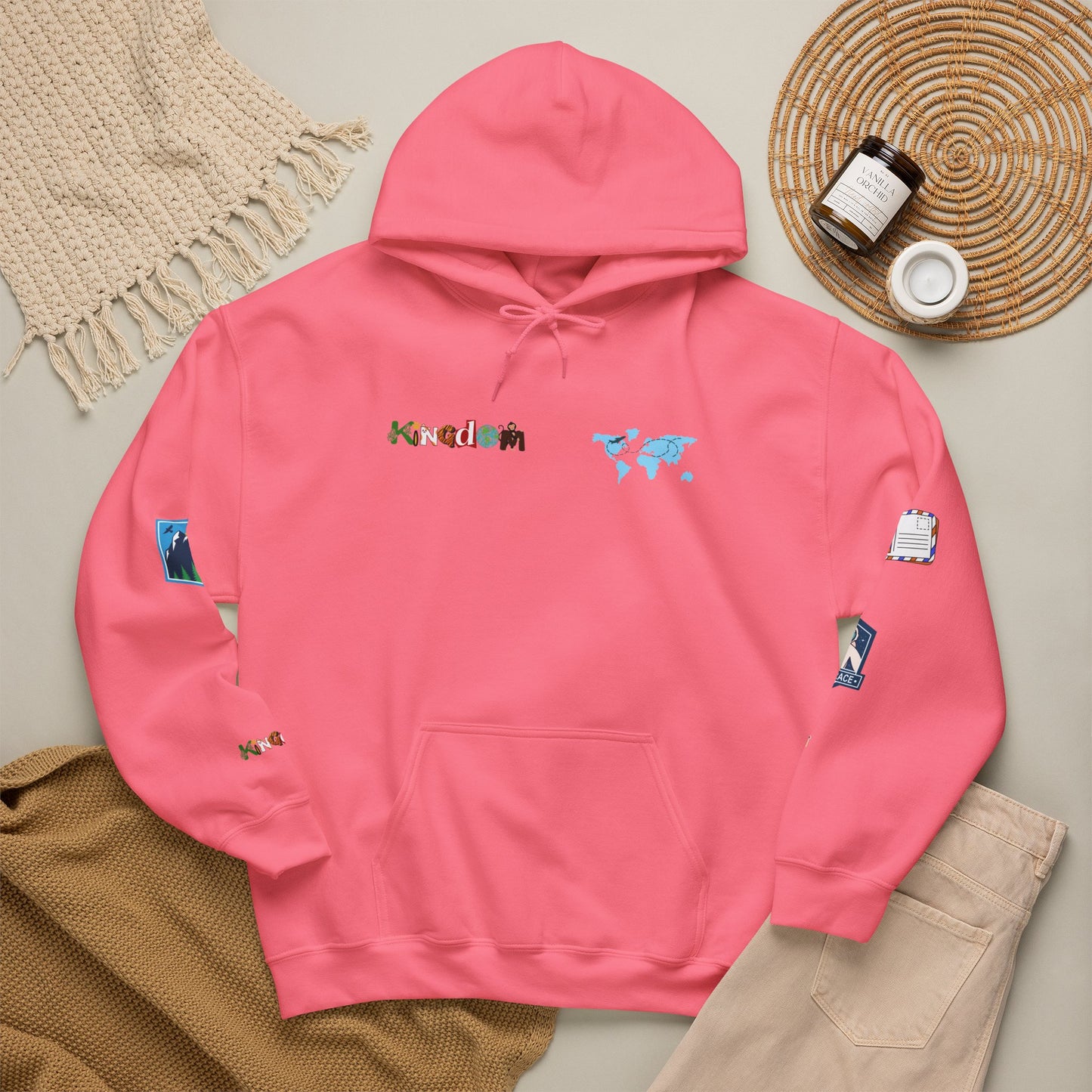 Vacation Mode Graphic Unisex Hoodie, Wanderlust Gift, Adventure Clothing, Travel Lover Pullover