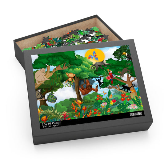 Nature-Themed Puzzle (120/252/500-Piece) – Fun for All Ages!