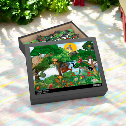 Nature-Themed Puzzle (120/252/500-Piece) – Fun for All Ages!